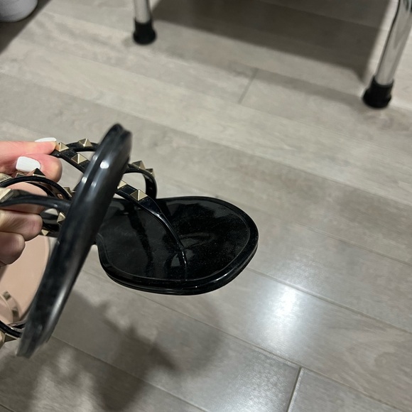 Valentino black sandal slides - Picture 2 of 5